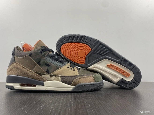 HYPE Retro Patchwork Air 3 Camo DO1830-200 Jordan 0627